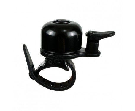 KranX Signal Aluminium Ping Bell with Silicone Strap in Black Fits 19mm - 31.8mm